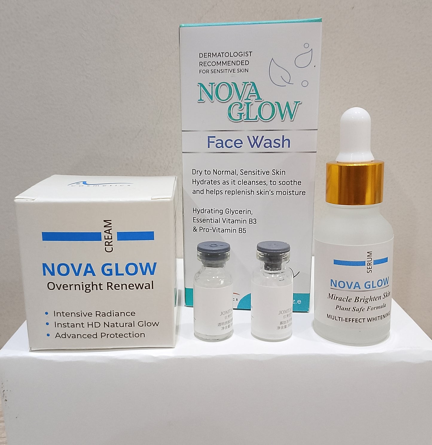 Complete Skincare Set with Whitening Booster